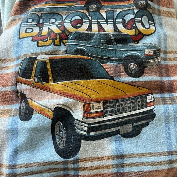 Vintage Ford Bronco Graphic jacket - Multicolor Trucks Womens XS - Picture 2 of 5